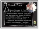 Nota de Pesar ao Senhor Severino Rodrigues da Silva